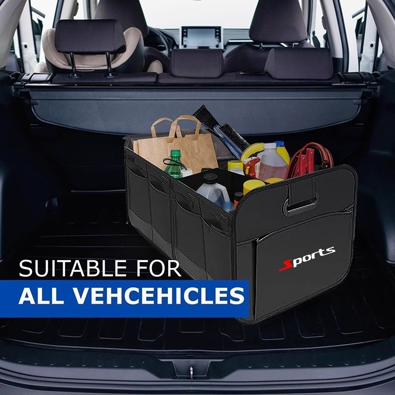 Interior Design Zoning - SportsCar trunk polyester storage box，Foldable design/Zoned