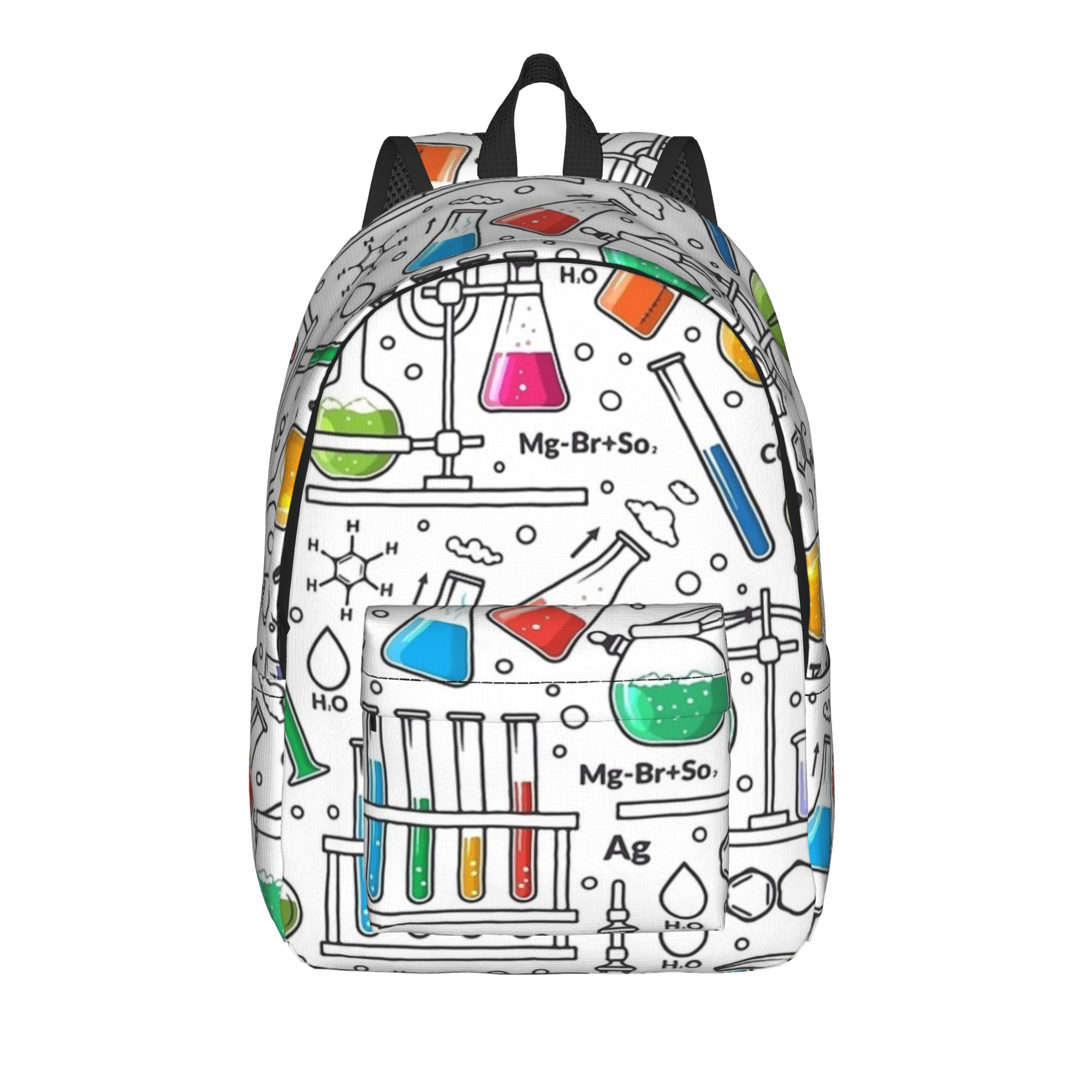 Interior Design Lab - Chemistry Lab Science Equipment Pattern Backpack