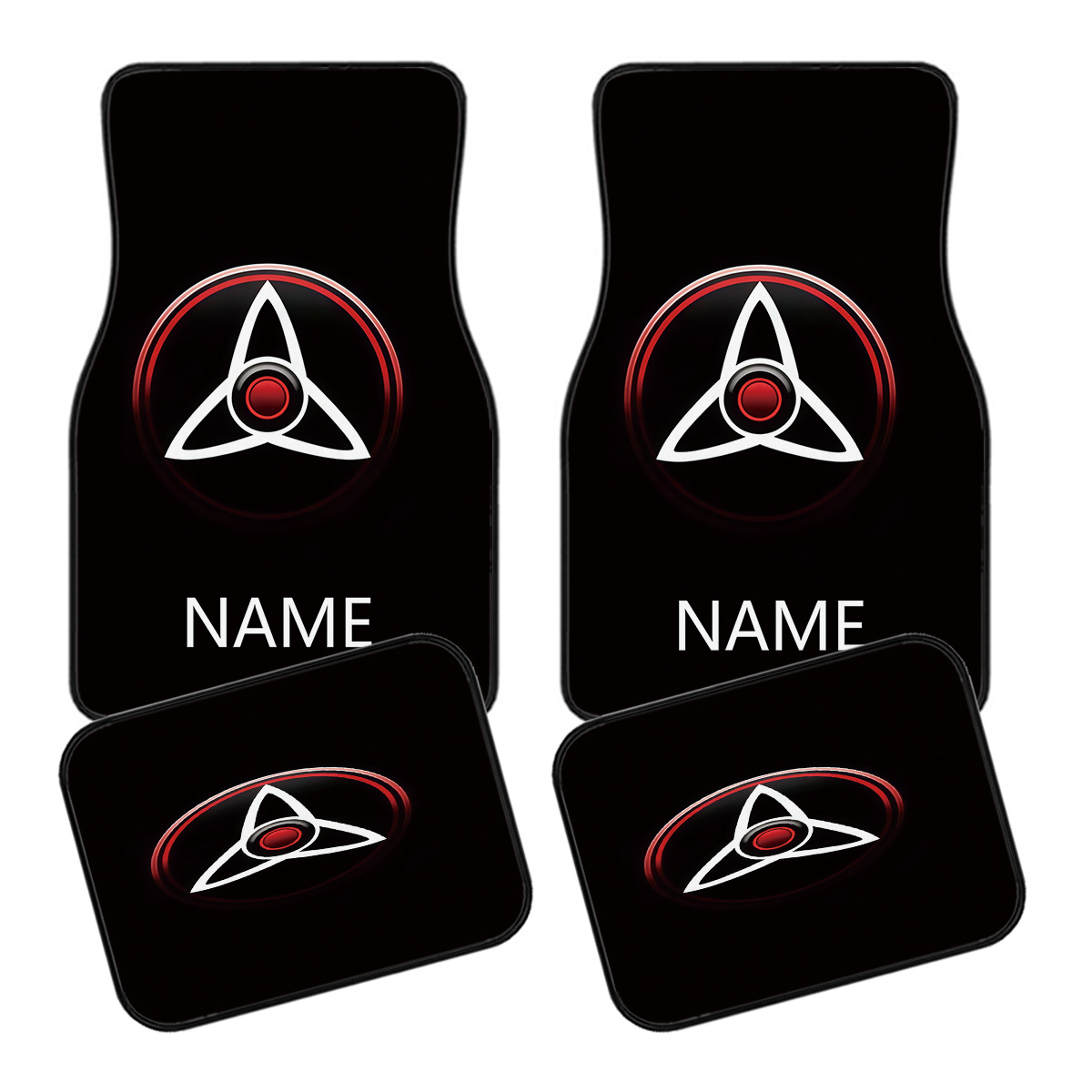Interior Design Name - 4pcs Name/Text Car Mats With Personalized