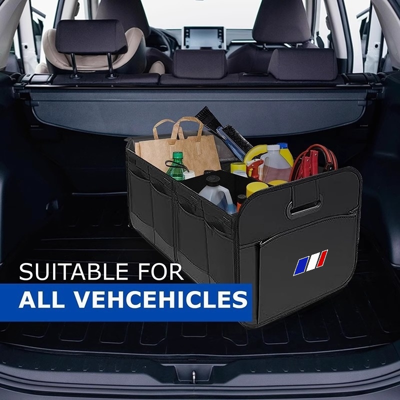 Interior Design Zoning - French three-color car trunk polyester storage
