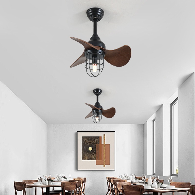 American Retro Ceiling Fan Lam - Interior Design Industrial Style recension och pris