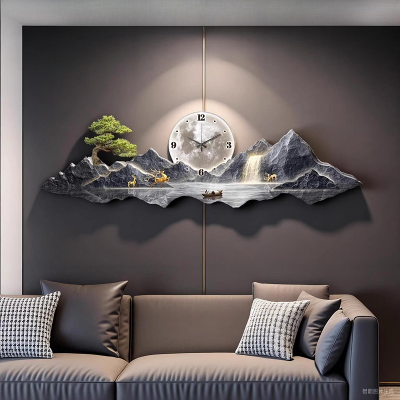 Luxury Light Wall clock Living - Interior Design Living Room And Kitchen recension och pris
