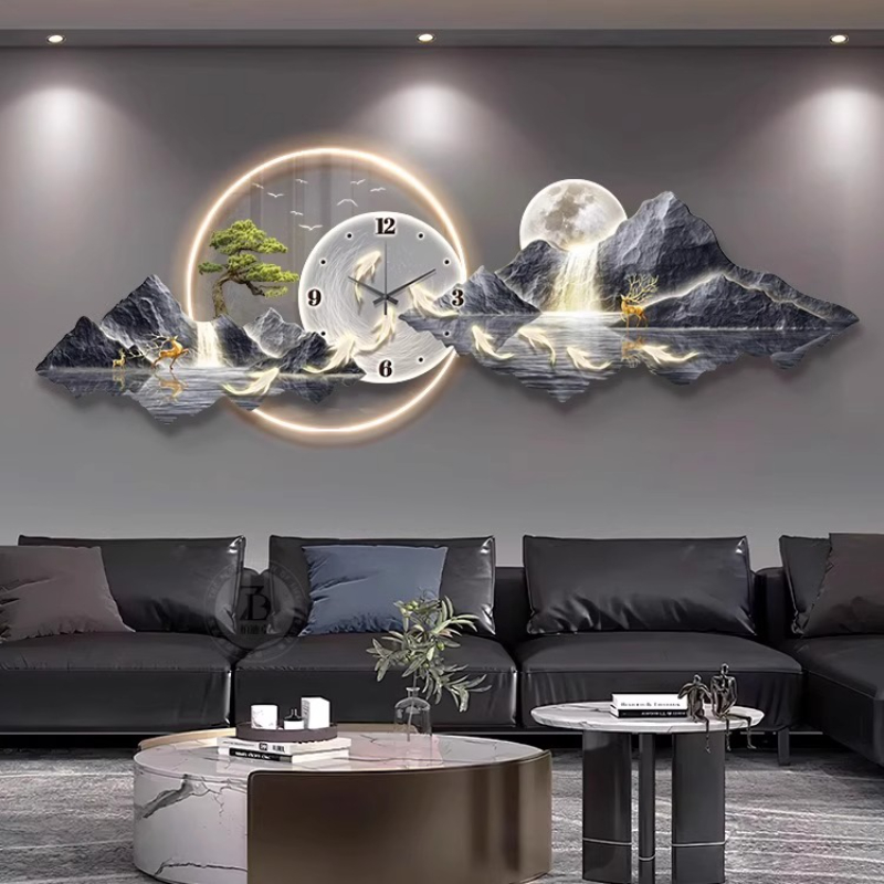 Luxury Light Wall clock Living - Interior Design Living Room And Kitchen recension och pris