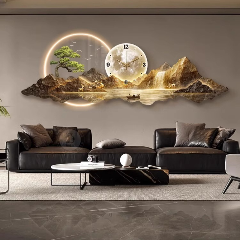 Luxury Light Wall clock Living - Interior Design Living Room And Kitchen recension och pris