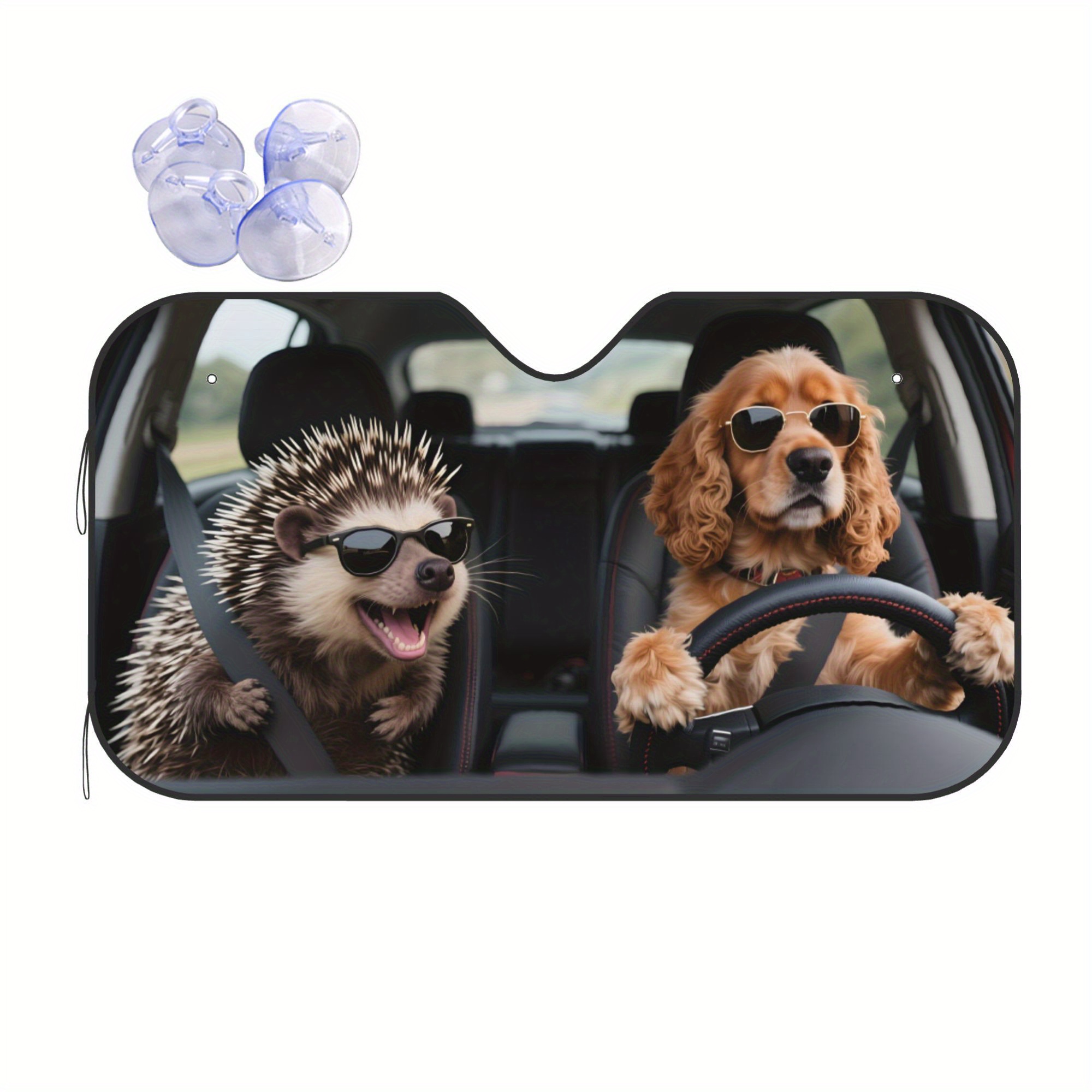 1pc Design Name Themed Car Sun - Interior Design Name recension och pris