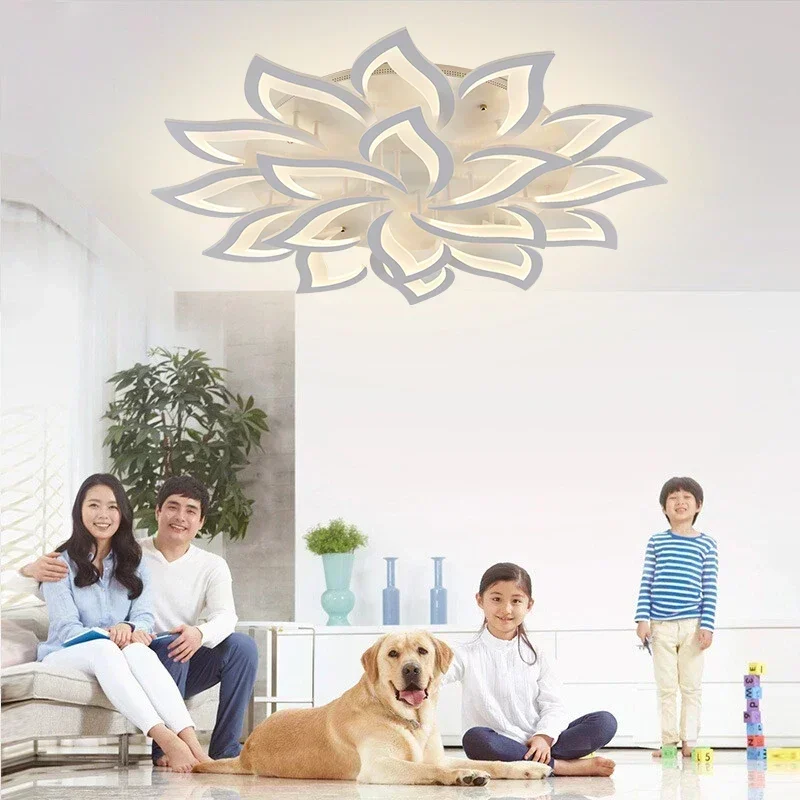 Designer LED Petal Chandelier  - Interior Design Living Room And Kitchen recension och pris