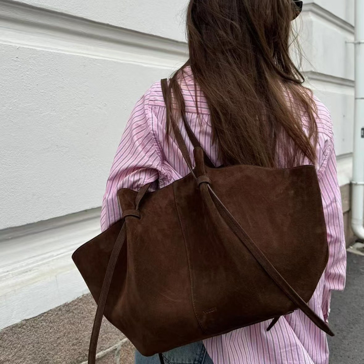 Faux Suede Tote Bags For Women - Interior Design Name recension och pris