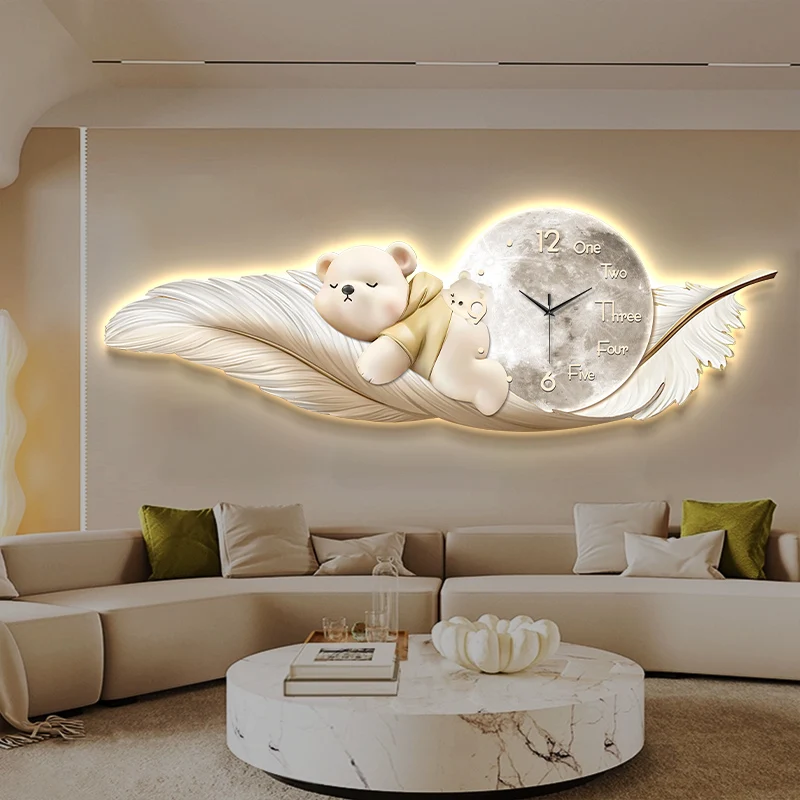 Luxury Large Wall Clock Temper - Interior Design Living Room And Kitchen recension och pris