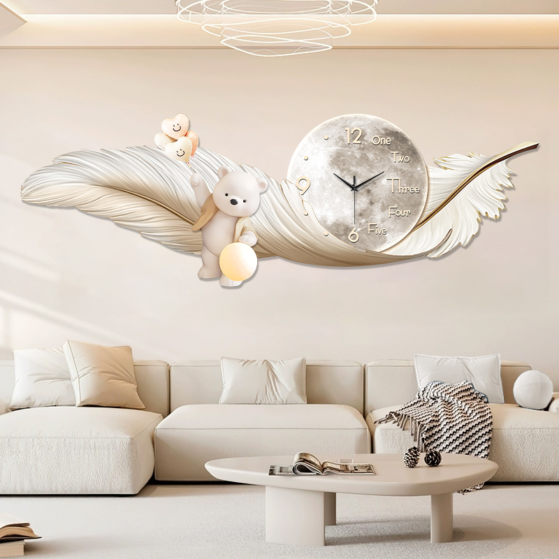Luxury Large Wall Clock Temper - Interior Design Living Room And Kitchen recension och pris