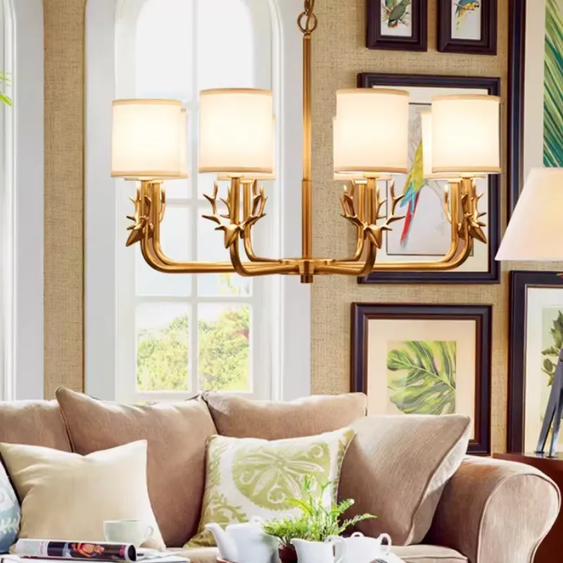 Copper Chandelier for Living R - Interior Design Living Room And Kitchen recension och pris