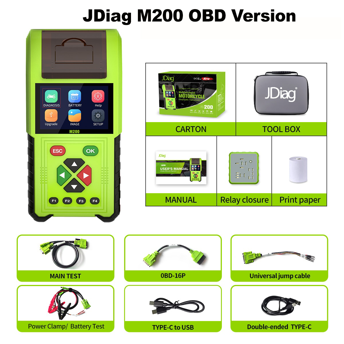JDiag M200 Motorcycle Diagnost - Interior Design Software recension och pris