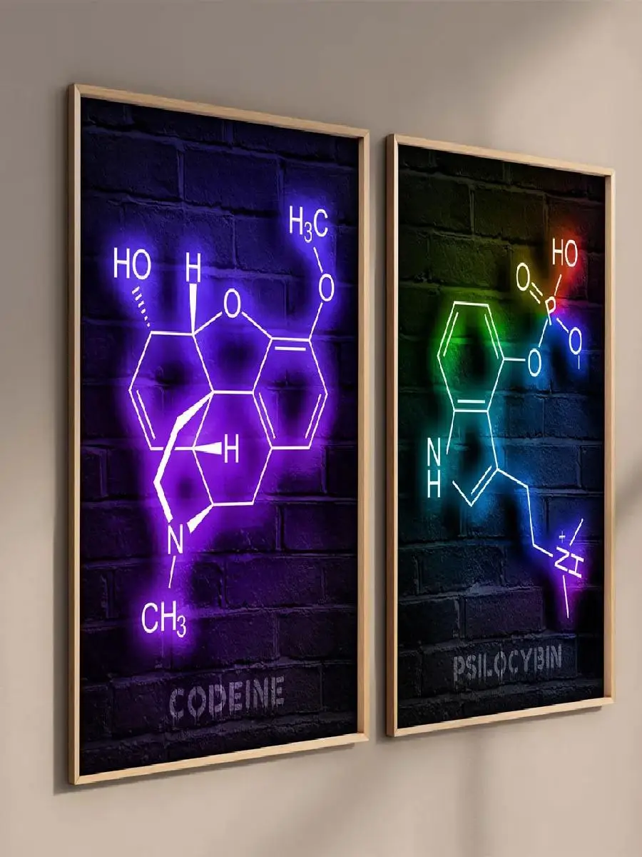 Modern Chemistry Lab Molecules - Interior Design Lab recension och pris