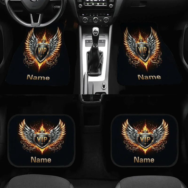 4pcs Customizable Name Car Flo - Interior Design Name recension och pris